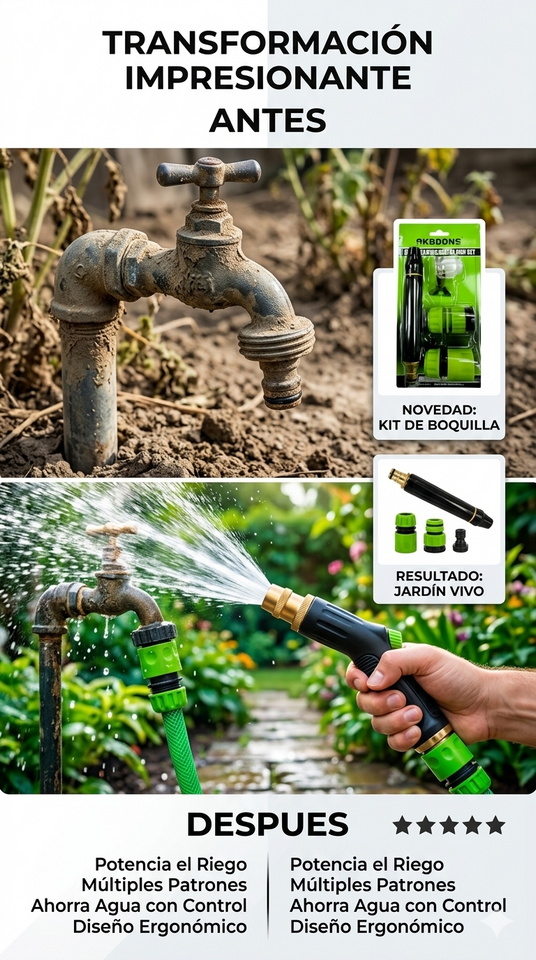 Nuevo Lanza de Agua Alta Presión