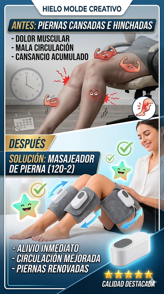 Nuevo Masajeador de Pantorrillas VitalRelax Pro