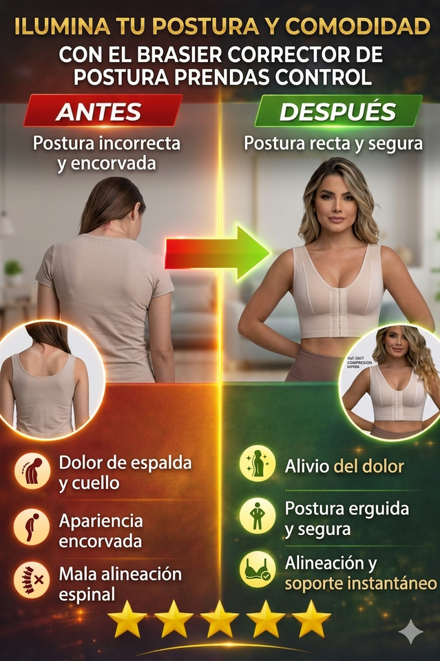 Nuevo Chaleco Corrector Postural Lift Beige Talla XL