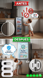 Nuevo Cierre Seguro Fácil para Refrigerador Hogar