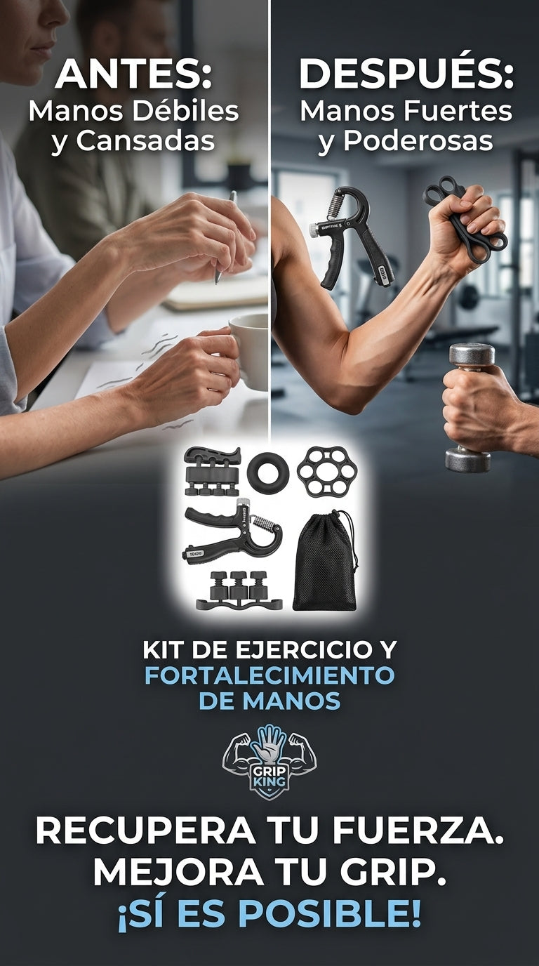 Nuevo Kit Entrenador Fuerza Agarre