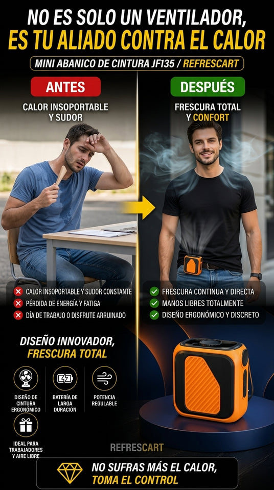 Nuevo Mini Ventilador Rápido Portátil Recargable Compacto