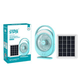 Ventilador solar recargable