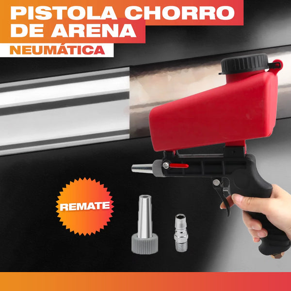 Nueva Pistola Portátil Chorro de Arena
