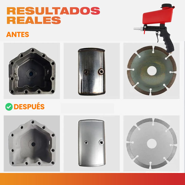 Nueva Pistola Portátil Chorro de Arena