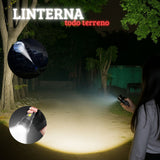 Nueva Linterna LED Recargable Todo Terreno-Ilumina todo tu vecindario