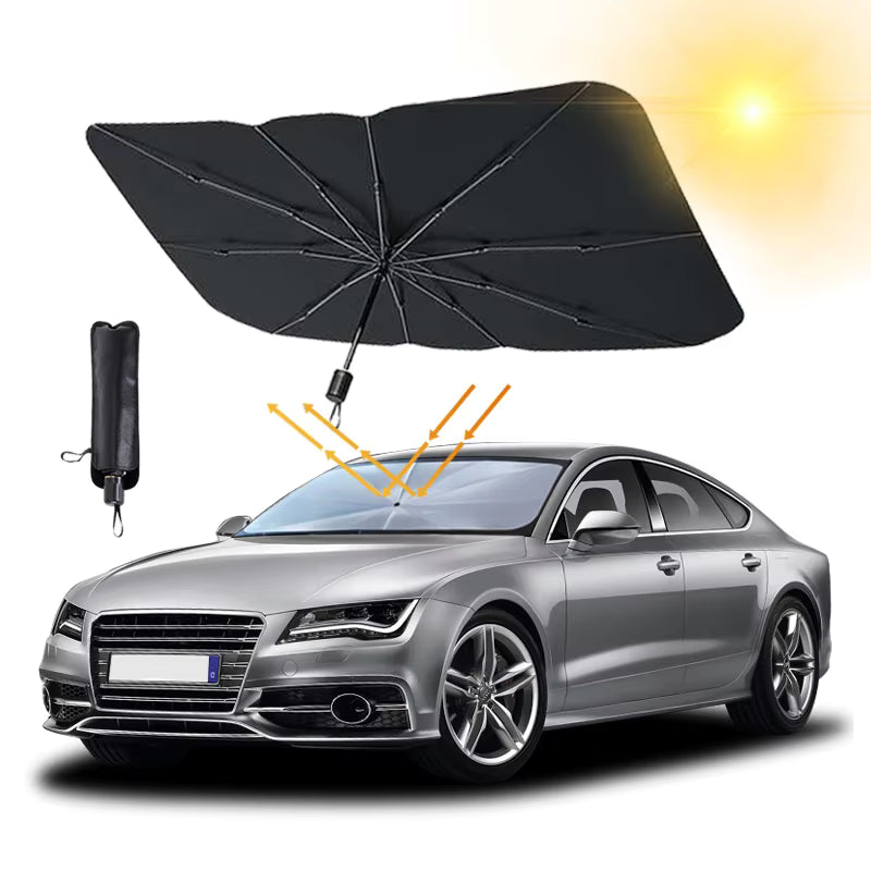 Parasol plegable tipo sombrilla