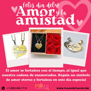 Collar pareja san valentin