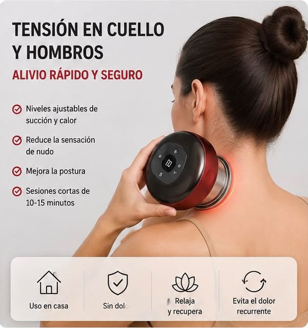 Nuevo Masajeador Succión Inteligente Portátil