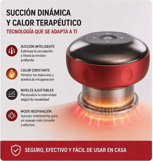 Nuevo Masajeador Succión Inteligente Portátil