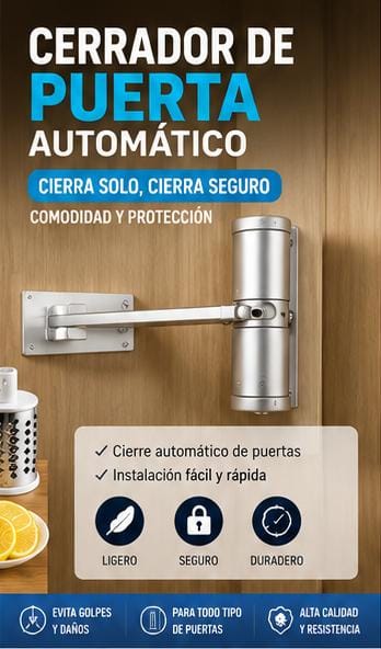 Nuevo Cierre Automático Fuerte y Silencioso