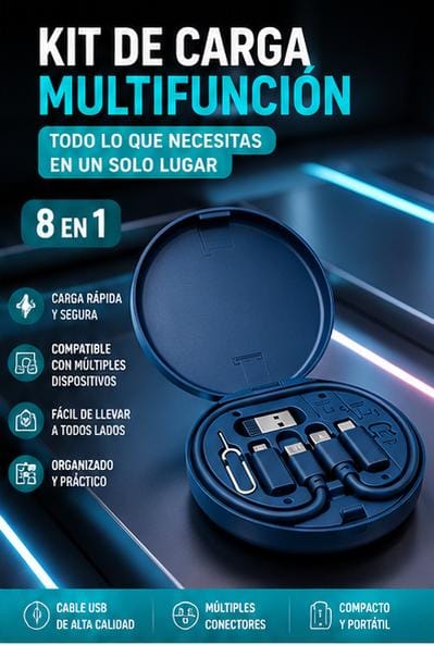 Nuevo Kit Multiuso de Cables Práctica