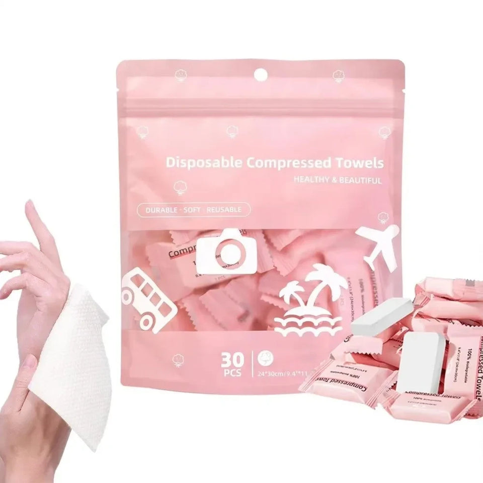 Nueva Toallas Faciales Comprimidas Desechables