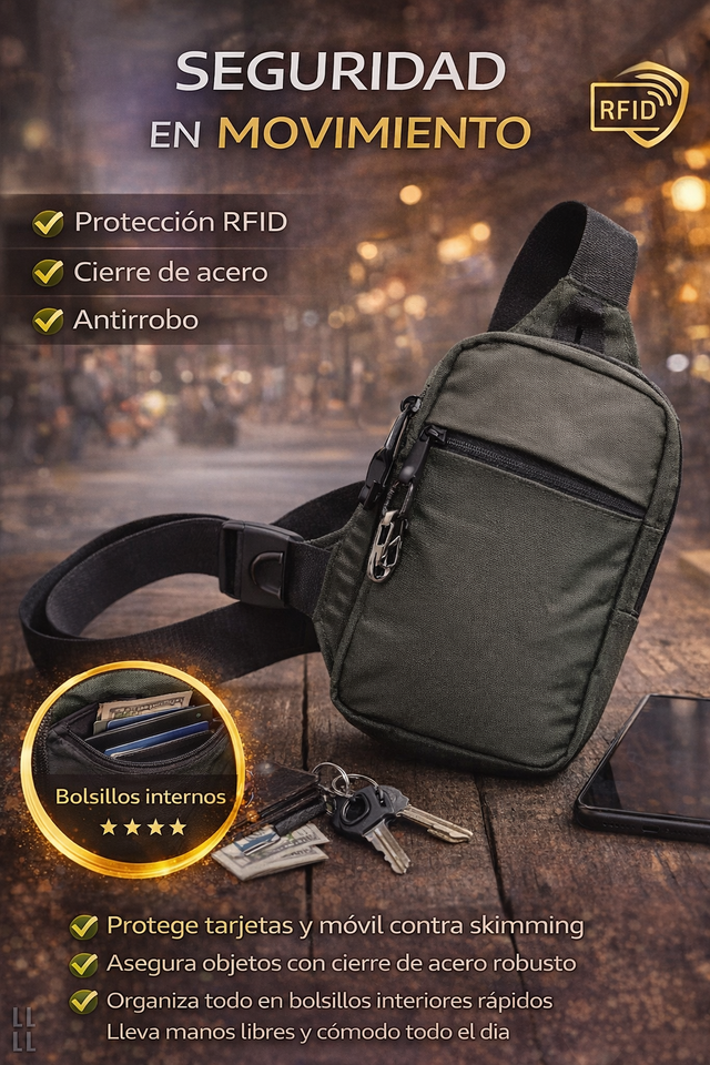 Nuevo Bolso Cruzado Compacto Style Urban