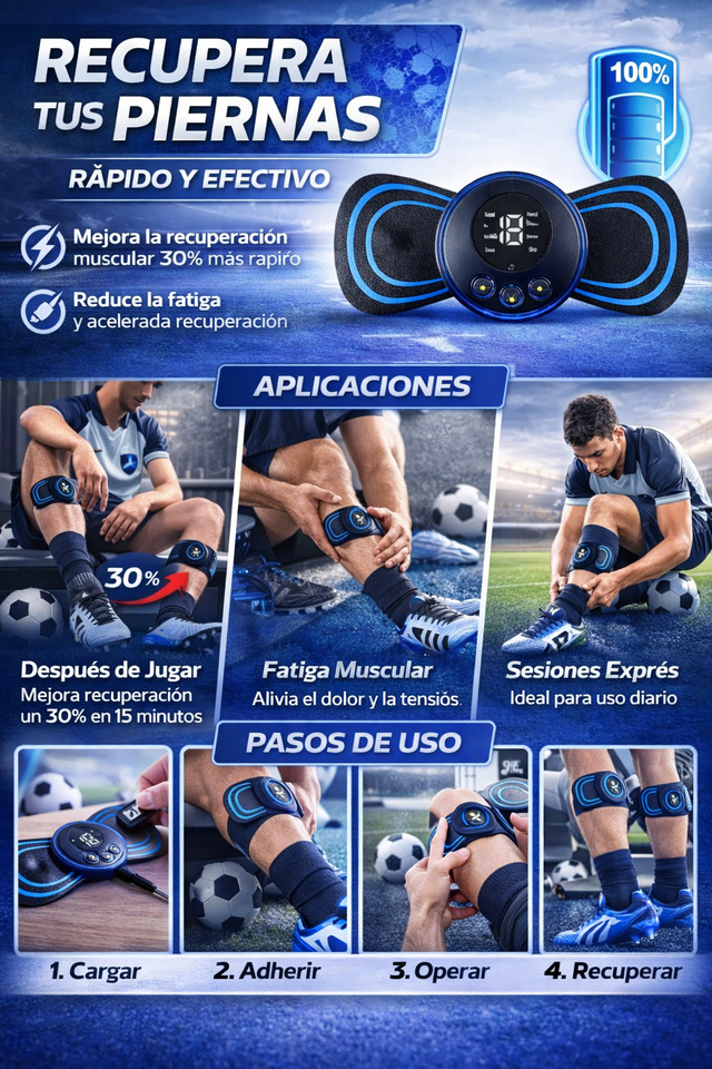 Nuevo Mini Masajeador EMS Portátil Muscular