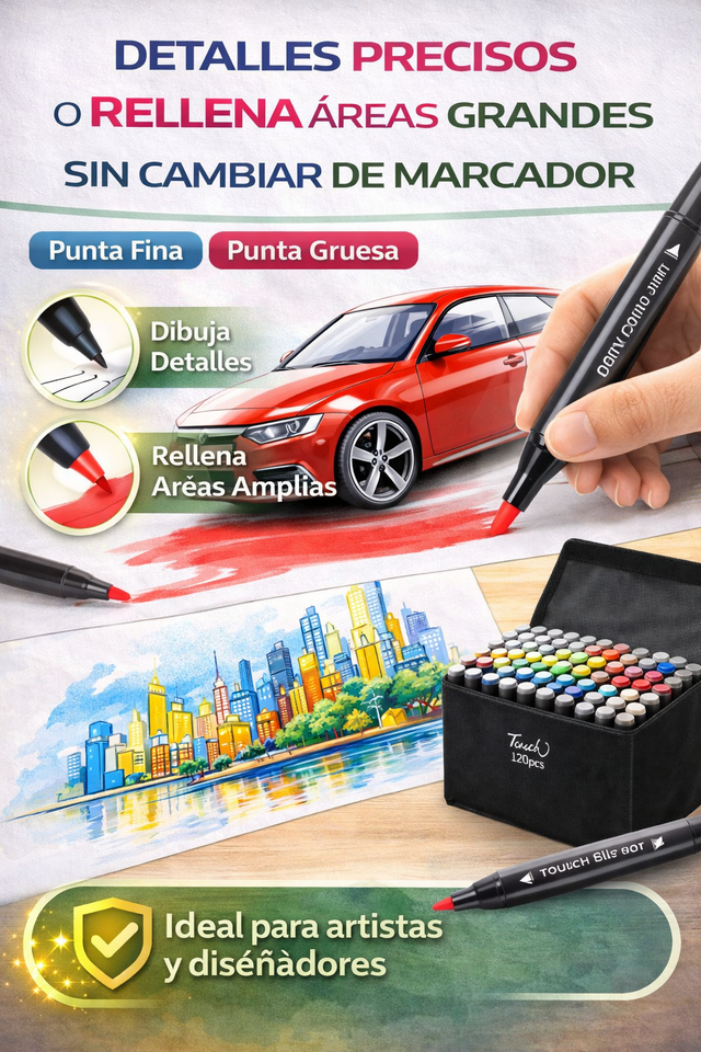 Marcadores Doble Punta