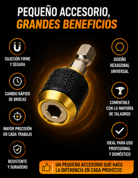 Nuevo Acople Cambio Rápido Pro Fácil