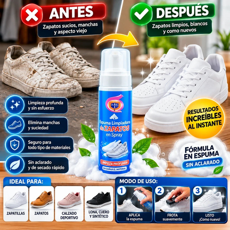 Nuevo Limpiador Portátil para Zapatos Blancos