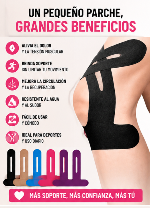 Nuevo Soporte Kinesio Rodilla Activa Pro