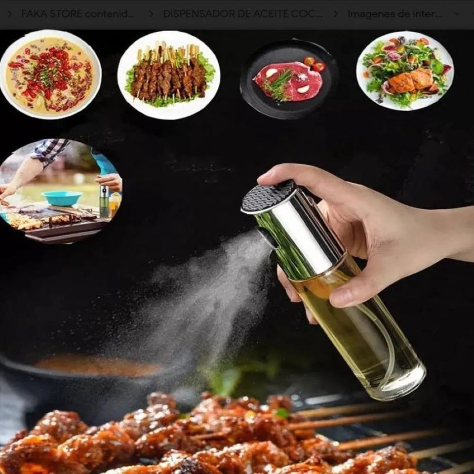 Nuevo Dispensador de Aceite en Spray – Cocina Sano y con Control