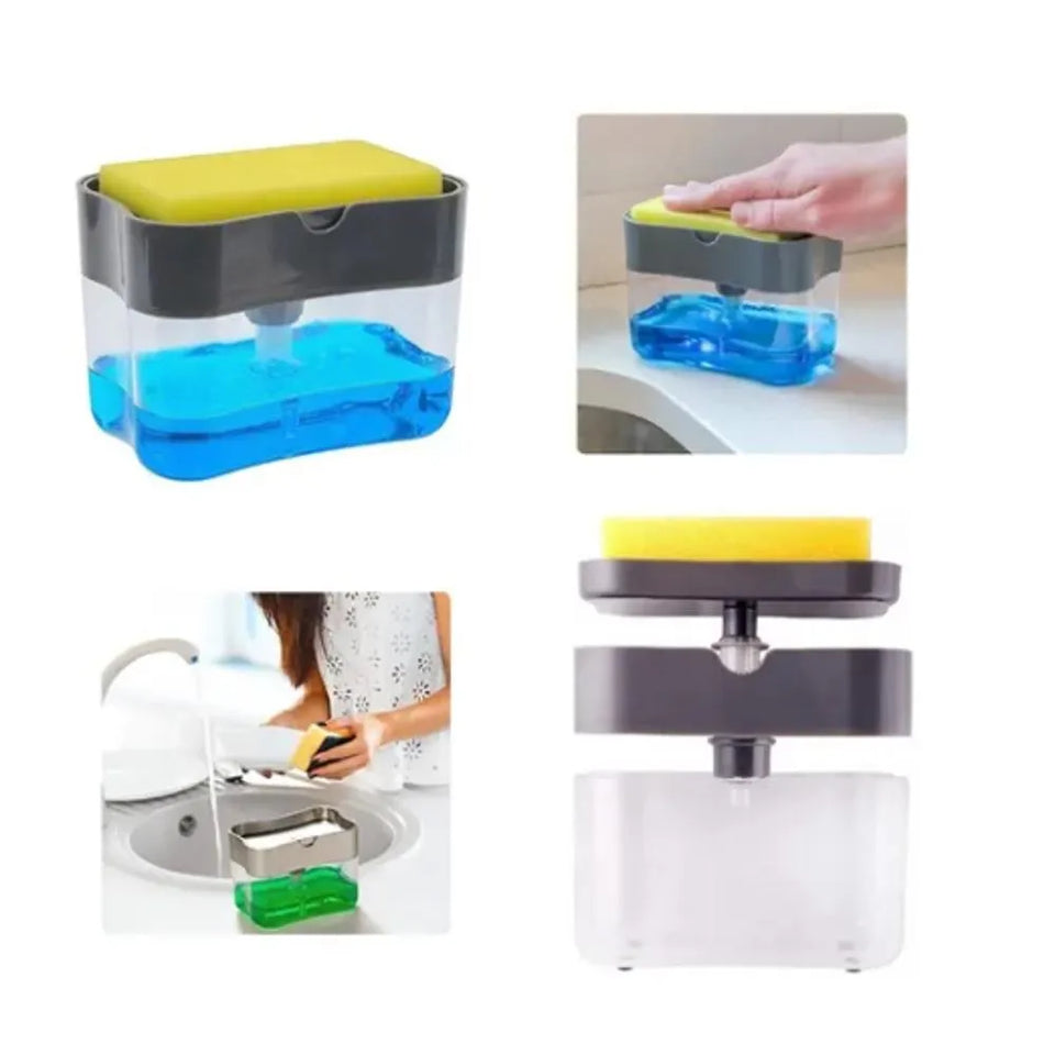 Dispensador de jabón 2 en 1