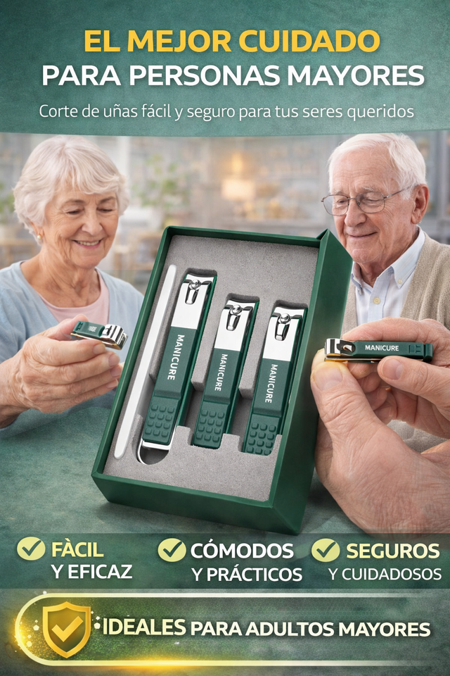Nuevo Kit Cortauñas Profesional