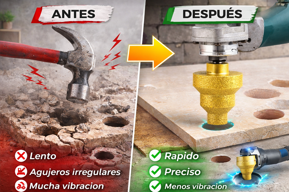 Broca Escalonada Diamante Pro para Construcción