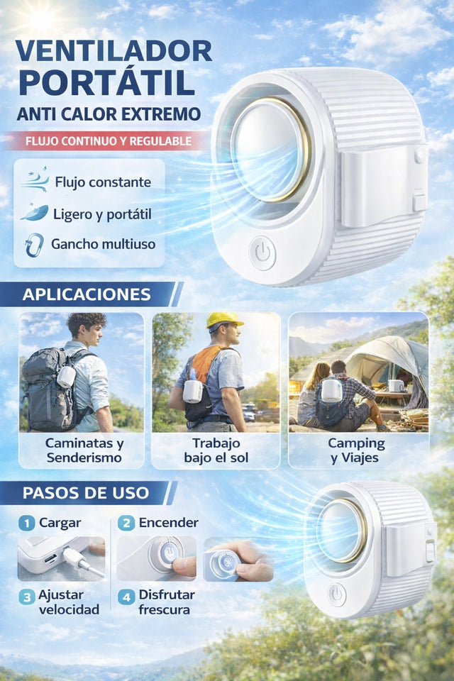 Nuevo Ventilador Portatil