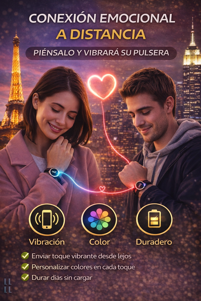 Nuevas Pulseras Inteligentes Conexión Para Parejas