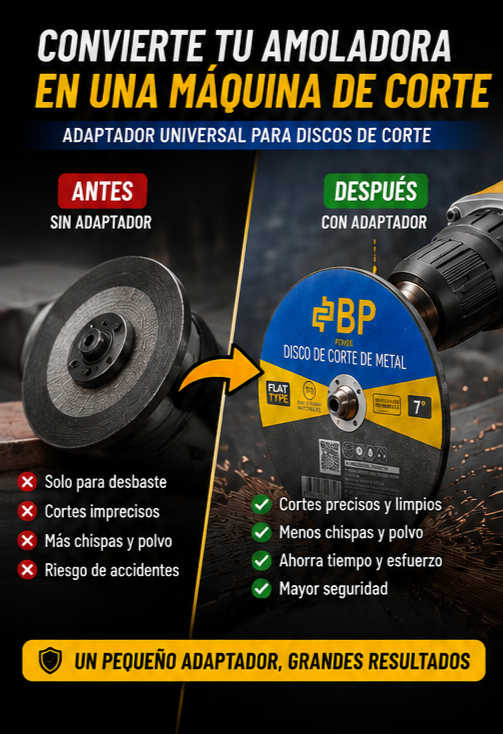 Nuevo Adaptador Disco Corte Universal Taladro