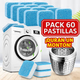 Nueva Pastillas limpia lavadora pack 60