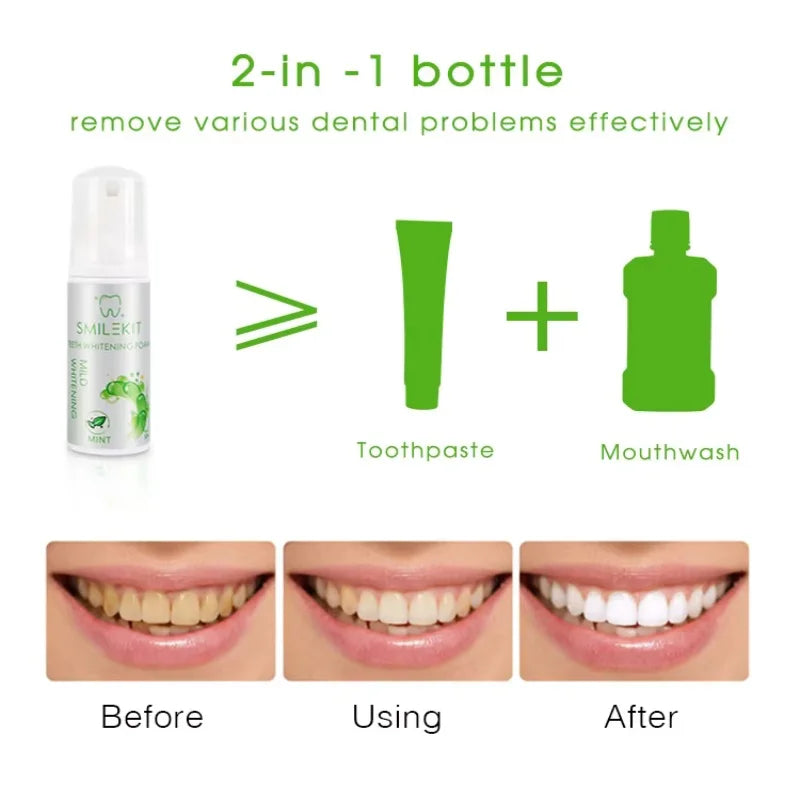 Nuevo Mousse Dental Espuma Fresca