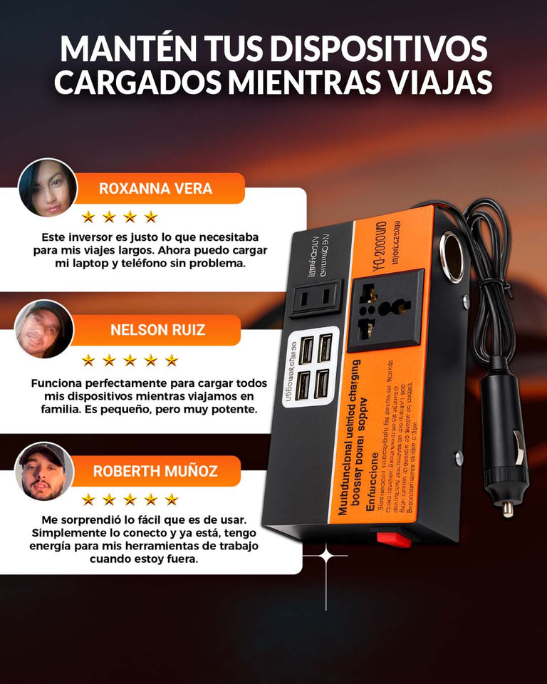 Nuevo Inversor de Corriente CargaMax