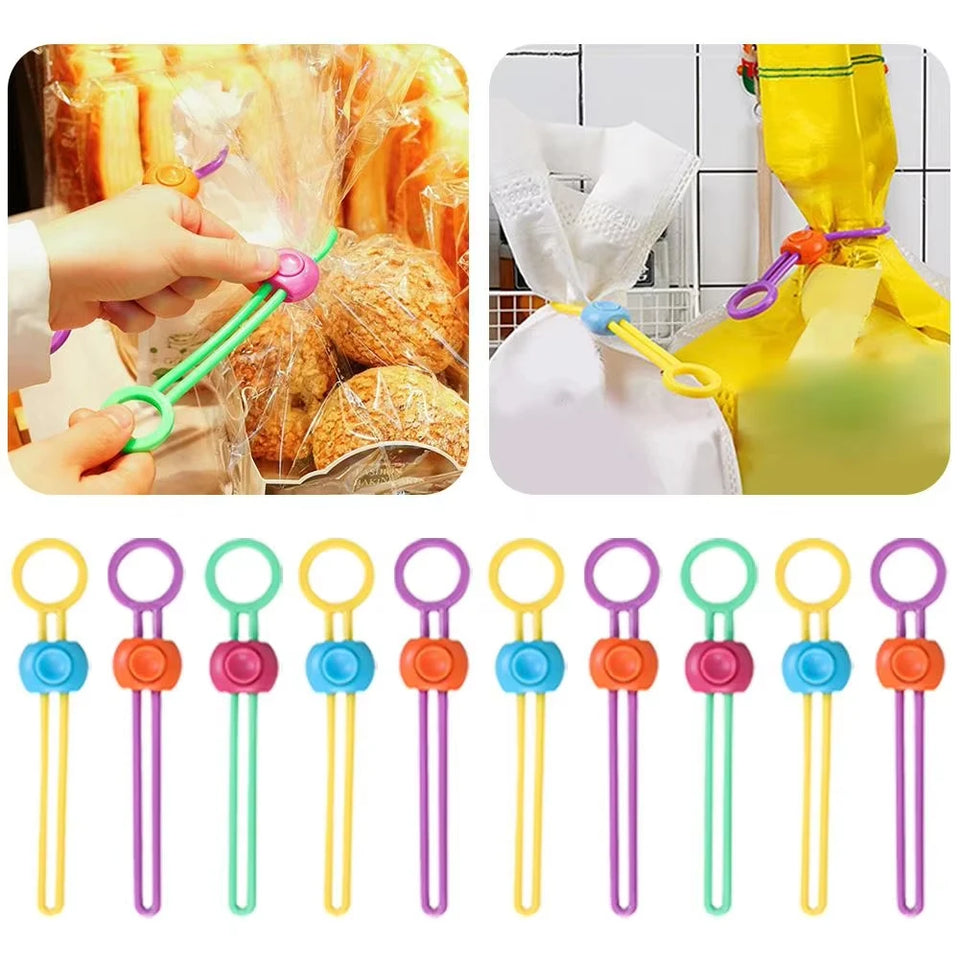 Nuevo SET de 20 Clips Selladores Flexibles Para Alimentos