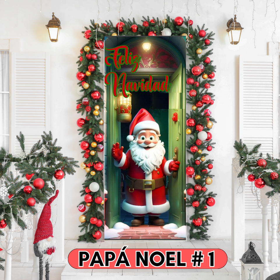 Nuevos Forros Navideños para Puertas (Por la gran variedad y cantidad limitada los modelos son aleatorios)