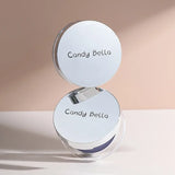 Nuevo Polvo Candy bella Compacto Púrpura Iluminador Duradero