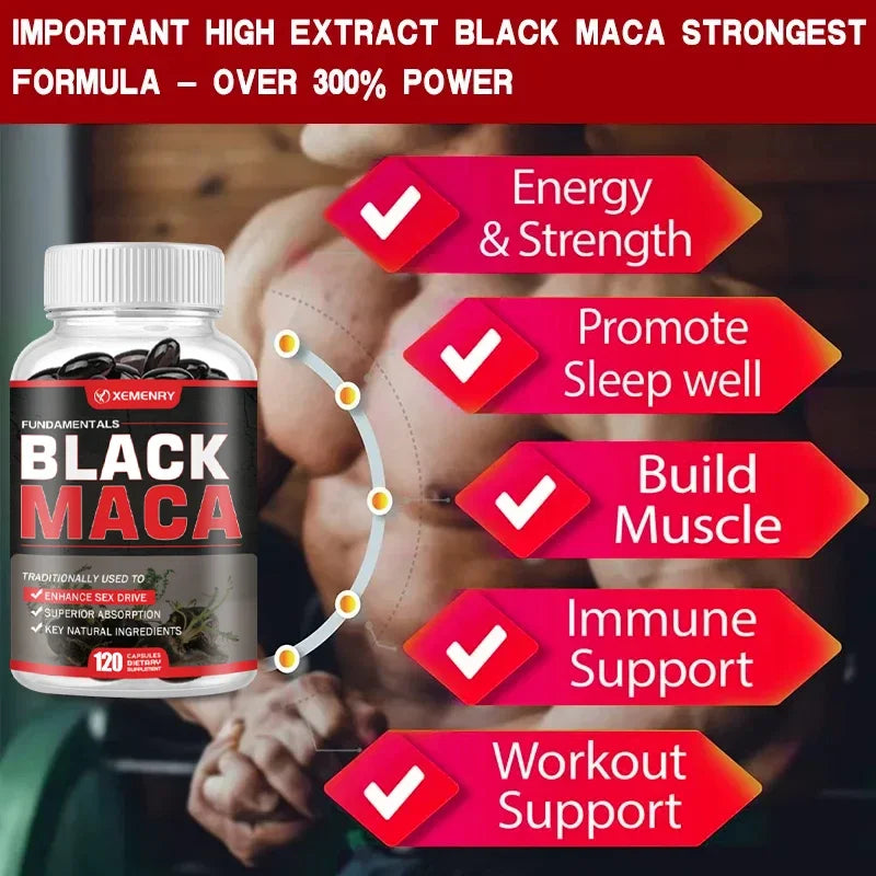 Nueva Maca Negra Energía y Rendimiento Natural