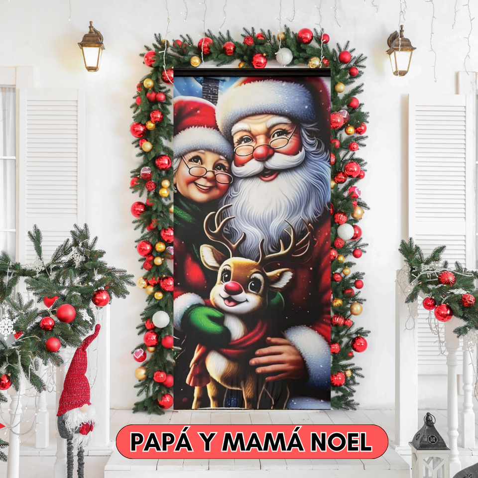 Nuevos Forros Navideños para Puertas (Por la gran variedad y cantidad limitada los modelos son aleatorios)