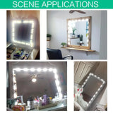 Nuevo Espejo LED Ajustable Recargable Maquillaje