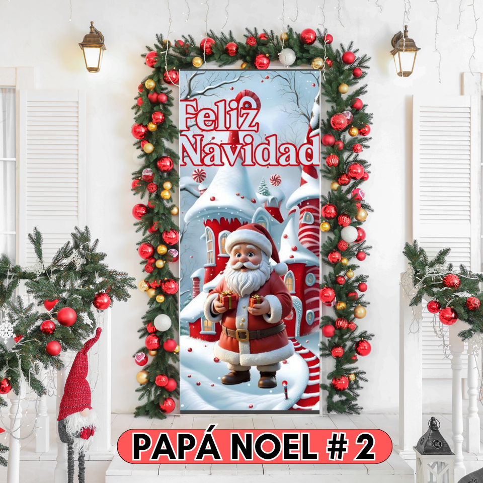 Nuevos Forros Navideños para Puertas (Por la gran variedad y cantidad limitada los modelos son aleatorios)