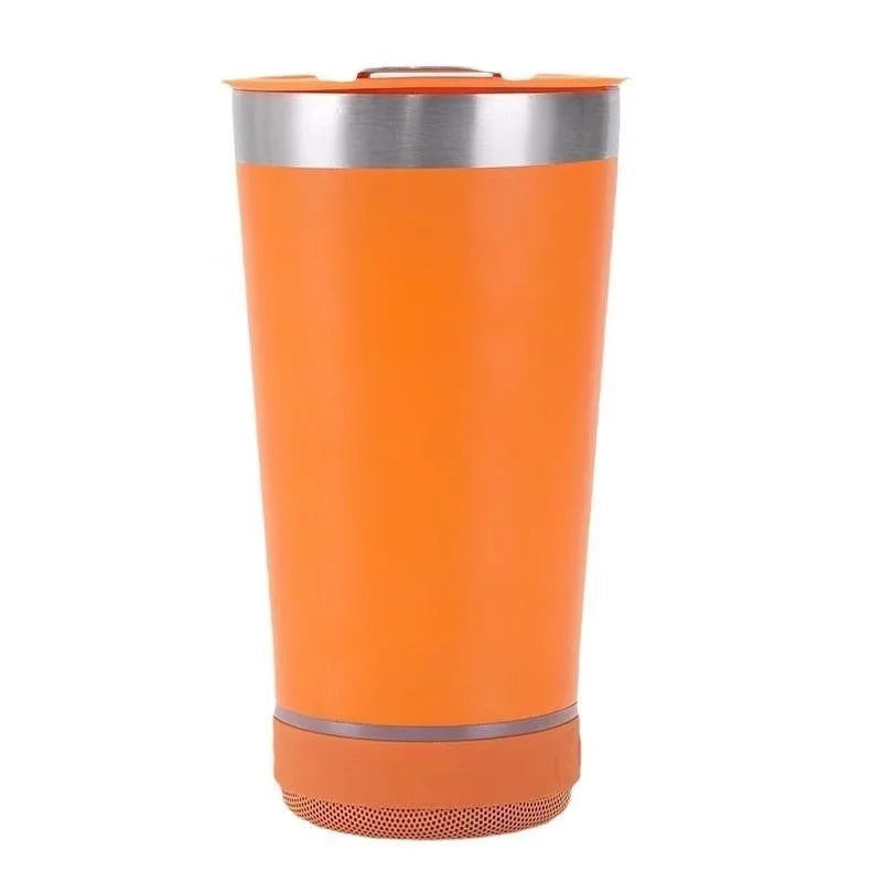 Nuevo Vaso Sonoro Bluetooth Portátil Acero