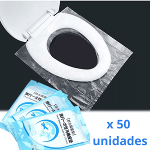 2 X 1 pack de 50 (100 pcs) Protectores de inodoro HygieneGuard