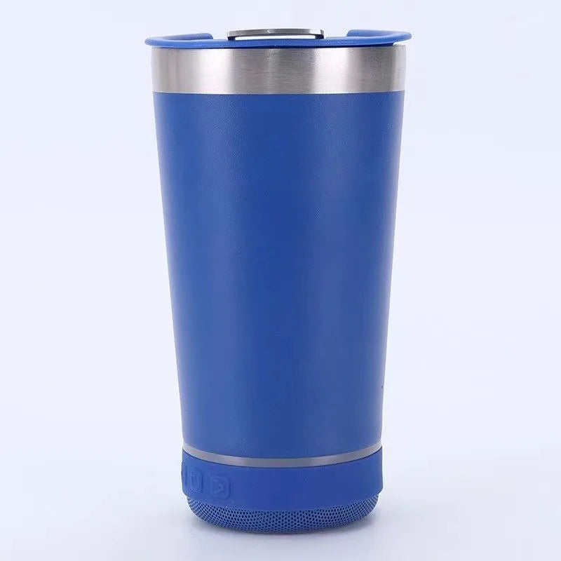 Nuevo Vaso Sonoro Bluetooth Portátil Acero