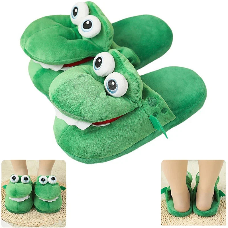 Nuevas Pantuflas Crocodilo Divertidas