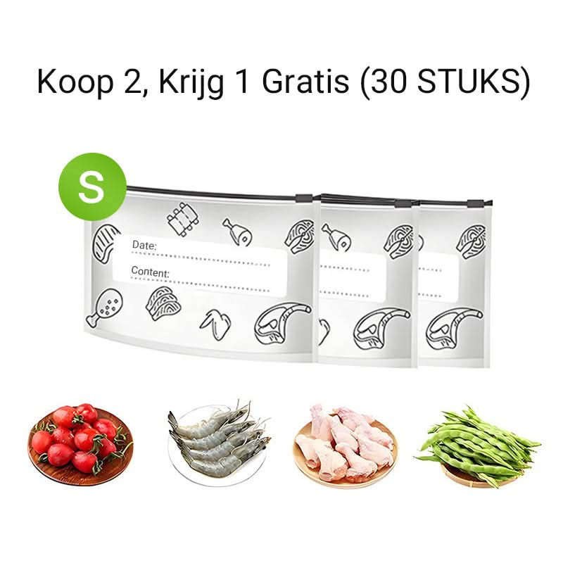 Nuevas Bolsas Reutilizables de Aluminio pack de 50 fundas