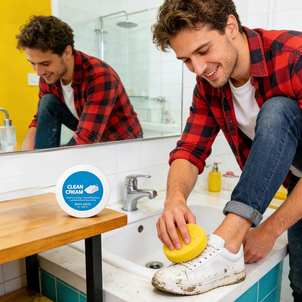 Nueva Crema Limpiadora de Zapatillas