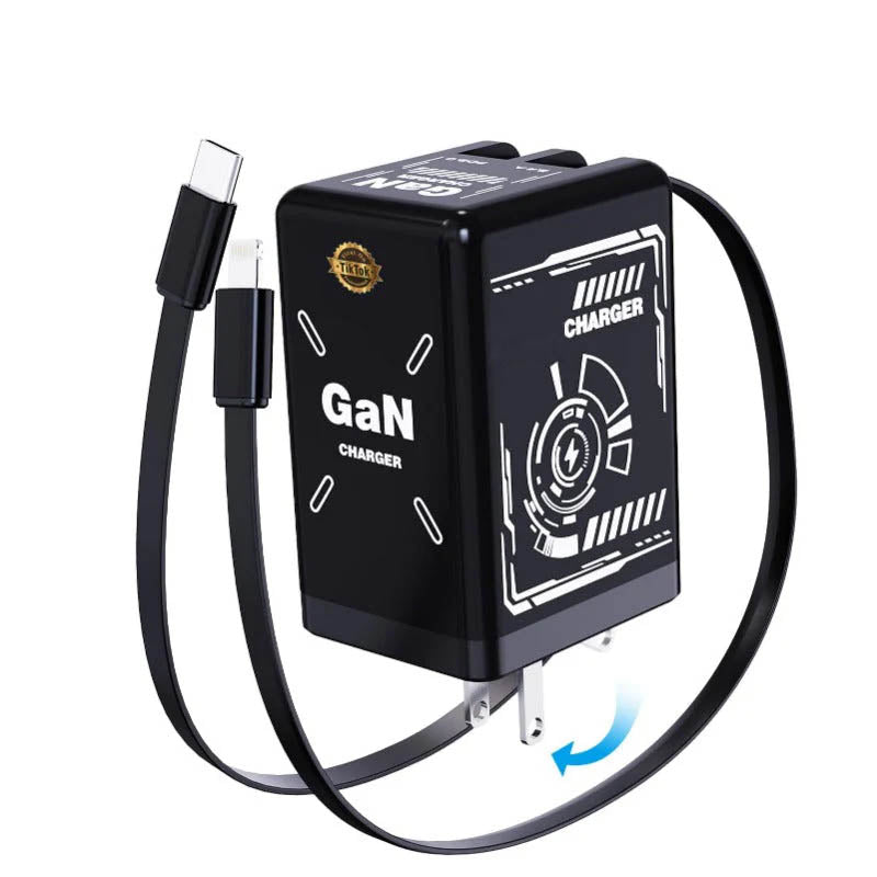 Nuevo Cubo Cargador Retráctil Pro GaN