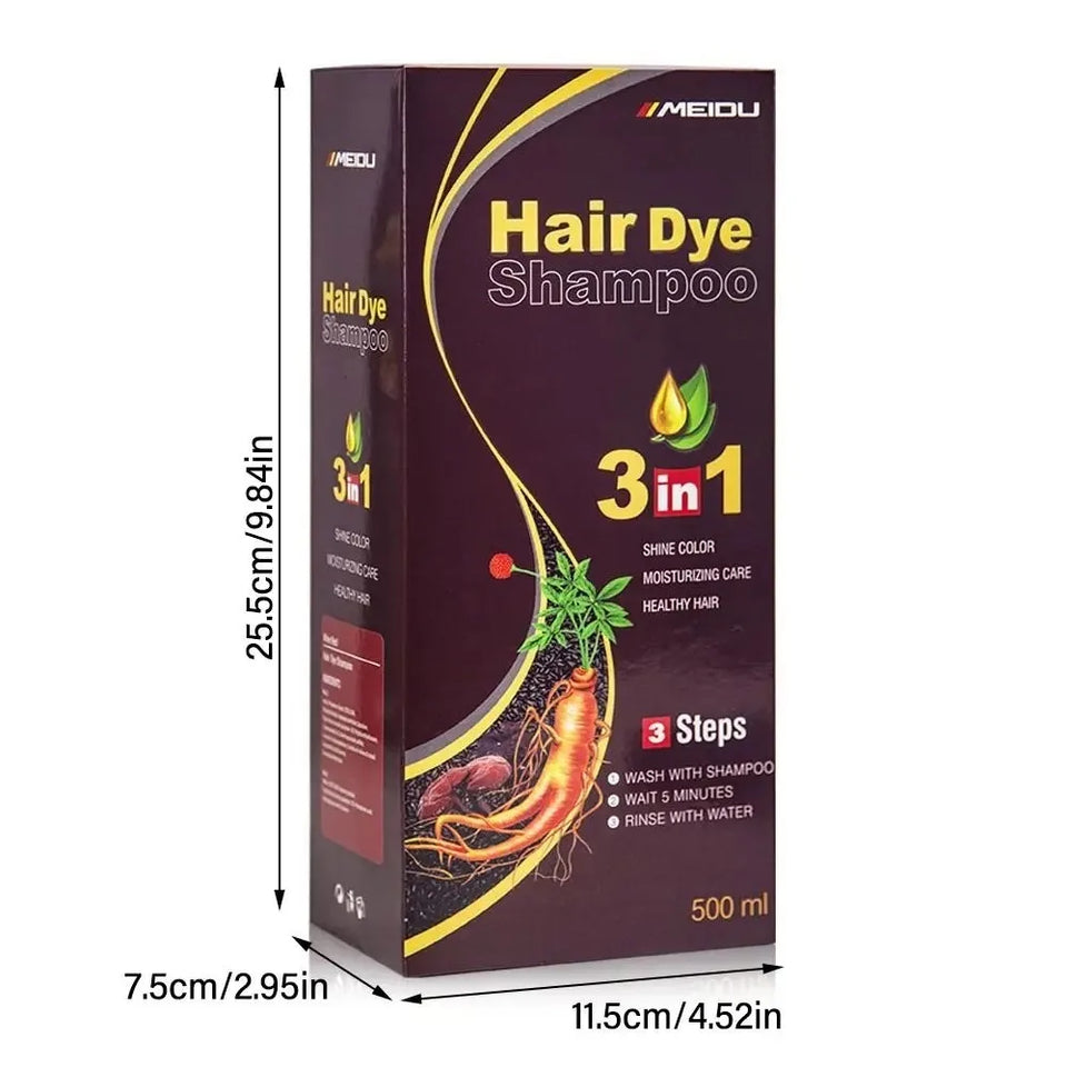 Nuevo Shampo Ceidu Cabello Negro Instantáneo