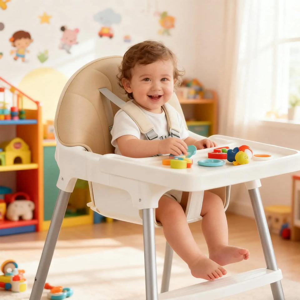 Nueva Silla Alta Infantil Fácil y Segura