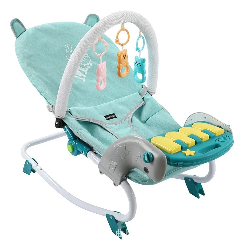 Nuevo Silla Mecedora Bebé Con Pedal